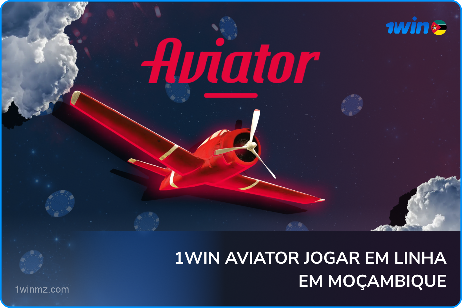 O jogo de crash Aviator é popular entre os jogadores do casino online 1win Moçambique