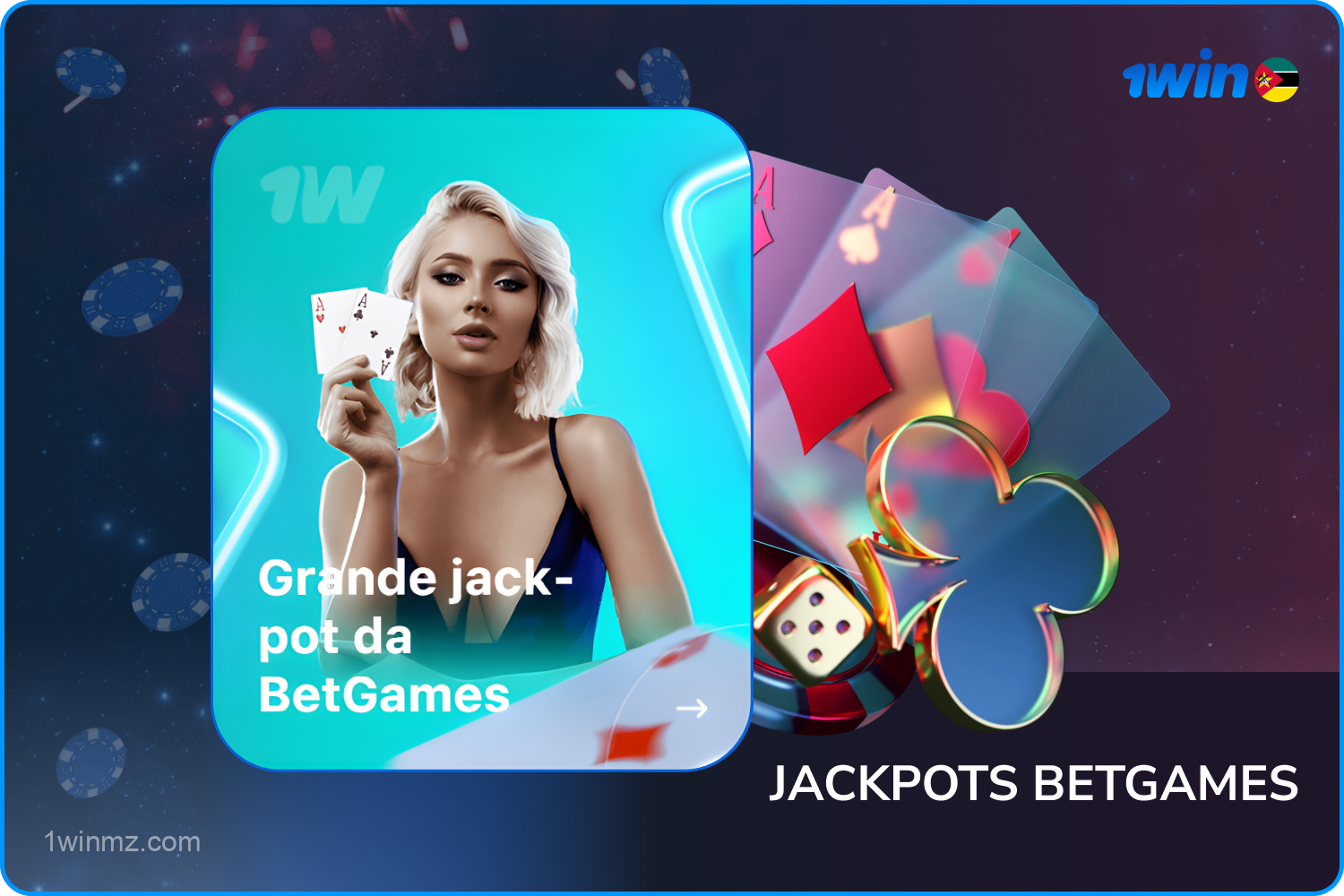 Os usuários moçambicanos do 1win podem ganhar o jackpot jogando no BetGames